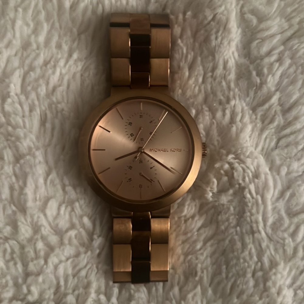 Michael Kors Rose Gold Stainless Steel Watch